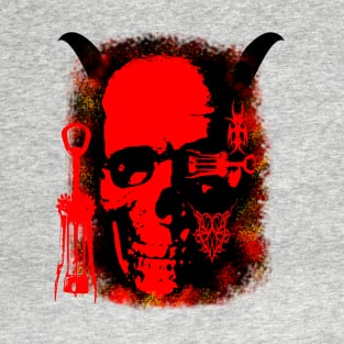 skull with horns T-Shirt